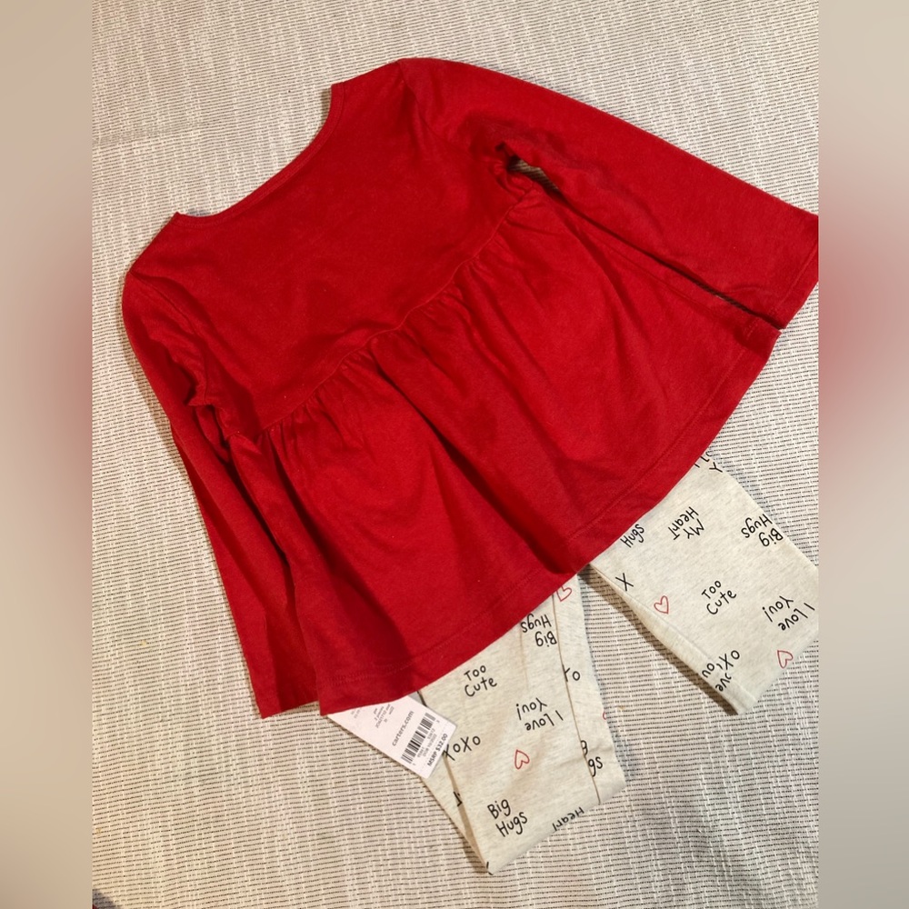 Two Piece Heart Outfit. 3T NWT - Picture 4 of 6